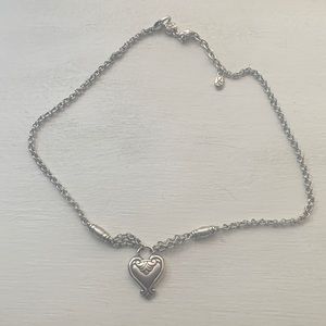 Brighton silver heart necklace